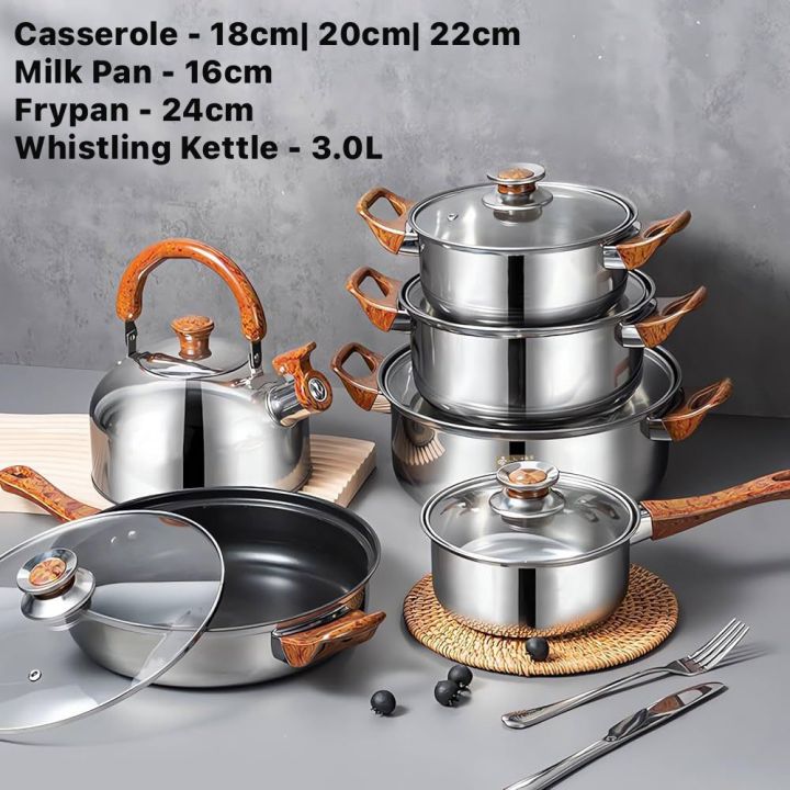 Stainless%20Steel%2012%20Pcs%20Cookware%20Set%20with%20Glass%20Lid%20-%20Image%202