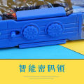 Transformable Mecha Stationery Box Boys Password Lock Multifunctional Button Pencil Box Girls Primary School Students Double-Sided Large Capacity. 