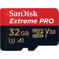 Sandisk Micro SD 32GB Extreme Pro. 