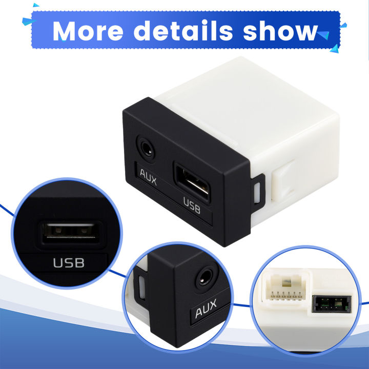 USB/AUX%20Audio%20Input%20Port%20Adapter%20Jack%20For%20Forte%20Cerato%20-%20Image%205