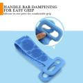 Silicone Back Scrubber  Bath Shower Silicone Body Massage Brush Silicone Bath Towel Exfoliating Body Brush Belt  Cleaning Shower Strap / Double-Sided Washing Towel Scrubber. 