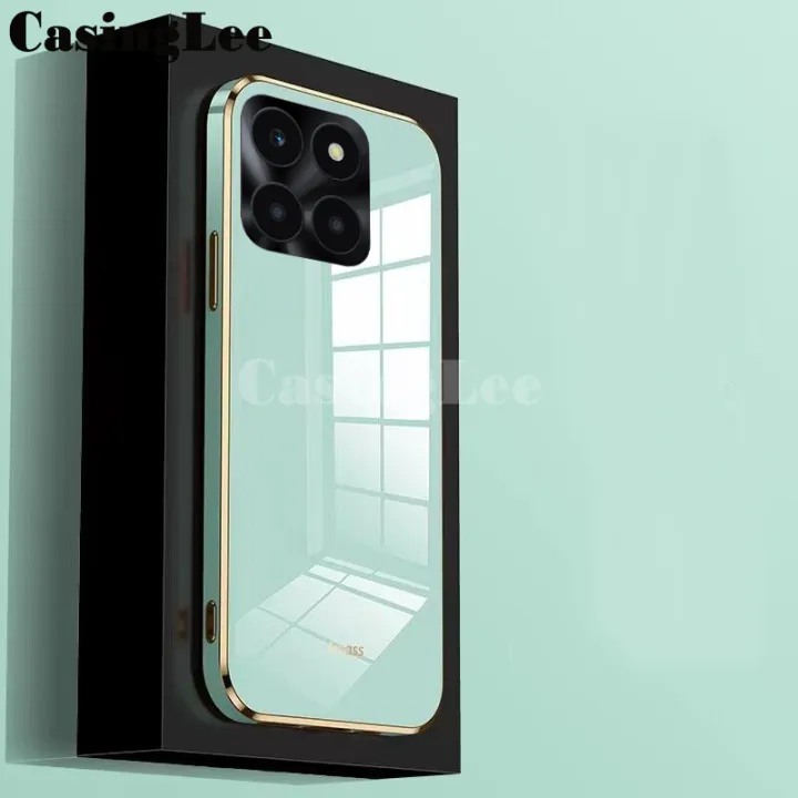 For%20Honor%20X6A%20case%20Soft%20Silicone%20Plating%20Electroplate%20Emerald%20Green%20Shining%20Clear%20Cover%20For%20Honor%20X6A%20Back%20Cover%20Phone%20Cases%20-%20Image%202