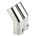 Dual Pipes Stainless Steel Exhaust Tail Pipes Muffler Tips for VW Golf 4 Bora Jetta - all new. 