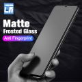 Samsung M20 No Fingerprint Matte Tempered Glass  Screen Protector For Galaxy Frosted Glass Film. 