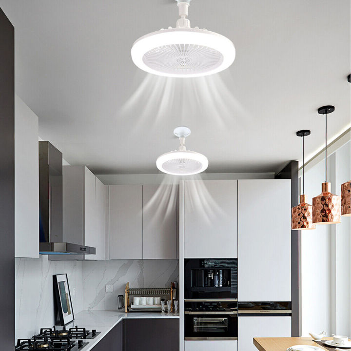 36W%20Dimmable%20Mini%20LED%20Ceiling%20Fan%20Lamp%20B22%20Bulb%20Socket%20with%20Remote%20Control%20-%20Image%203
