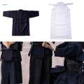 Japanese Kendo Uniform Set Kendo Outfit Men Women Japanese Kimono 160cm Blue and White. 