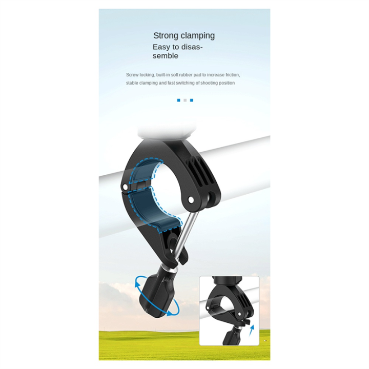 Cycling%20Motorcycle%20Clip%20360%C2%B0%20Super%20Clamp%201/4In%20Hole%20Bracket%20for%20/Action%204/%20Action%20Camera%20Parts%20Accessories%20-%20Image%206