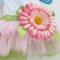 【Atoztide Store】pet Daisy Flower gauze tutu skirt puppy cat bowknot princess clothes. 