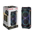 NDR-1808 100W High Power Portable Party Bluetooth Speaker Dual Wireless Microphone Built-in Battery. 