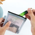 Clear Mesh Portable Mini Coin Bags Purse Line Storage Bag Small Makeup Case Cosmetic Bag. 