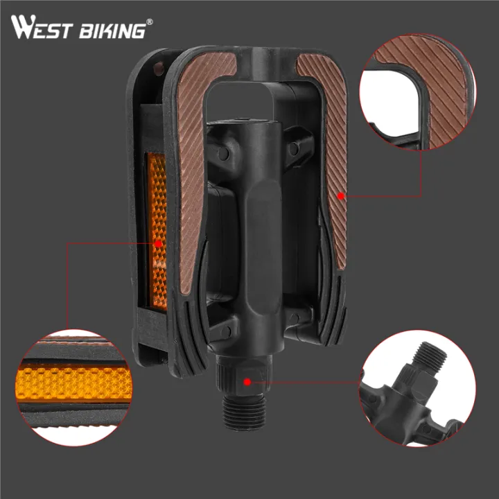 WEST%20BIKING%20Bicycle%20Pedals%20Ultralight%20Wide%20Flat%20with%20Anti-slip%20Pad%20MTB%20Road%20Bike%20Quality%20Pedals%20-%20Image%204