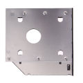 Aluminum 2nd HDD Caddy 9.5mm SATA 3.0 DVD Adapter Hard Drive SSD Enclosure CD-ROM Case. 