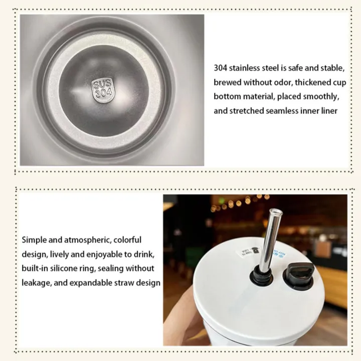 5%20Colors%20Coffee%20Cup%20Sleek%20201%20Stainless%20Steel%20304%20Stainless%20Steel%20Vacuum%20Cup%20Large%20Capacity%20Insulation%20Cup%20for%20Outdoor%20-%20Image%204
