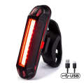 Ultra Bright Bike Tail Light, USB Rechargeable Taillight, Waterproof Bicycle LED Rear Light for Road MTB Mountain Bikes, Helmets. Easy to Install for Cycling Safety Flashlight Bicycle Accessories. 