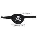 1pc Pirate Single Eye Mask Pirate Skull Crossbone Eye Cover Children Kids Eye Patch EVA Eye Mask For Lazy Eye (Black). 
