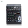 Audio Mixer Sound Board Console for Stereo DJ Conference Home System. 