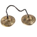 Tibetan Cymbals Meditation Bells 6.5 cm Meditation Chime Bells,Meditation Yoga Bell for Percussion Instrument. 