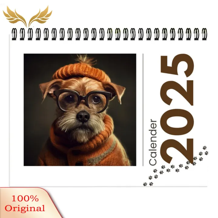 SuperRide Dog Wall Calendar 2025 2025 Cute Dog Wall Calendar Monthly Family Planner Organizer for Fun Time Management Buyers' Favorite Light Air Damage Protection Calendar