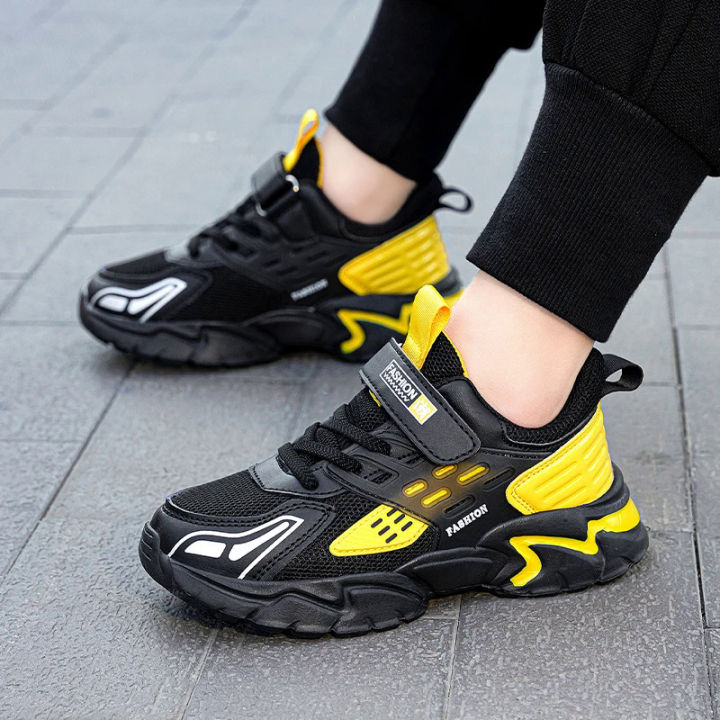 Spring%20New%20Kids%20Sneakers%20Casual%20Mesh%20Solid%20Pink%20School%20Shoes%20Outdoor%20Breathable%20Running%20Shoe%20Tenis%20Non-slip%20Children%20Sport%20-%20Image%203