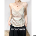 Camisole vest, new product, practical half-belt vest, satin An 024 vest, hanging mouth, acetic acid, summer 2, three models, imitation and versatile. 