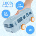 Car Straw Water Cup 500ml Portable Bus Water Bottle with Shoulder Strap Leak-Proof Kids Small Square Drinking Cup Cute Water Jug. 