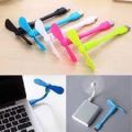 2 in 1 Combo Deal USB Fan And Light - Flexible Mini USB Fan & Light Portable Detachable Cooling Fan For Pc Power Bank USB Devices / USB Reading Light. 