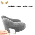 SuperRide Head Rest Pillow with Patent Valve Long Trip Inflatable Cervical Spine Pillow. 
