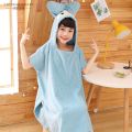 Children's Bath Dress Pure Cotton Towel Material Spring and Autumn Boys and Girls Absorbent Bathrobe Baby Bathrobe Cloak Cartoon Bath Towel Summer. 