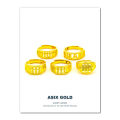ASIX GOLD Money Catcher Ring 916 Gold Abacus Ring for Women. 