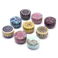 Retro Floral Tin Can Tea Storage Box Candy Gift Case　GENGLI. 