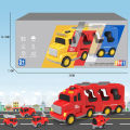 KOKKO Fire Truck Toy For Kids Engineering Car Model With Lights Music Storage Transport Vehicle For Boys Birthday Christmas Gifts. 