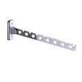 6/8 Holes Foldable Wall Mounted Stainless Steel Clothes Hanger Hook Drying Rack. 
