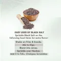 Black Salt Powder 500g Pack Suitable for Daily use. 