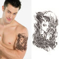 Small Full Arm Waterproof Sweat-proof Simulation Tattoo Stickers Fashion Beautiful Geometric Shape. 