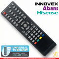 Universal TV Remote Controller for Innovex, Abans & Hisense - All-in-One Replacement for LED, LCD & Smart TVs (24–32 Inch) - Multi-Brand Compatible Controller. 