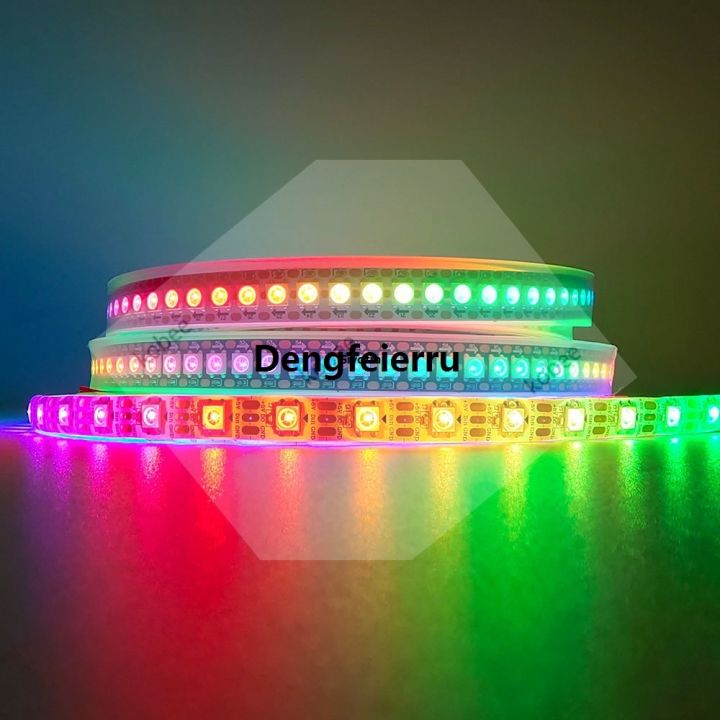 Dengfeierru%20WS2812B%20WS2812%20Digital%20Flexible%20Individually%20Addressable%20Pixel%20Led%20Fashion%20Strip%20RGB%20LED%20Strip%2030/60/74/96/144Pixel/Leds/M%20Tape%20Light%205V%20-%20Image%204