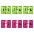 12 Football Badge 2-color jersey Youth ports equipment. 