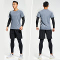 Van Dekth Exercise Running Outfit Gym Basketball Suit Training Tights Quick-Drying Morning and Night Running Workout Clothes. 