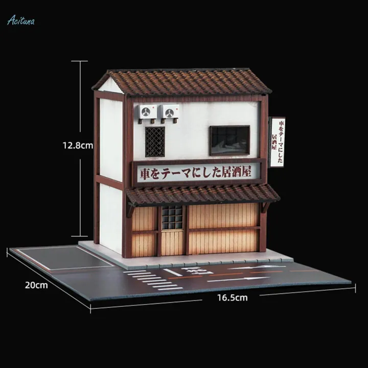 1/64%20Car%20Garage%20Diorama%20Model%20with%20Lighting%20for%20Micro%20Landscape%20Home%20Scenery%20-%20Image%202