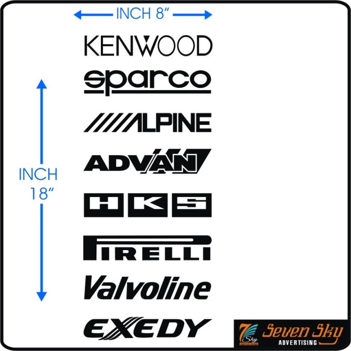 Stickers Car Side Door Letter Decal Stickers Hybrid Car Racing Car Sports Car Van Cab Vinyl Decal