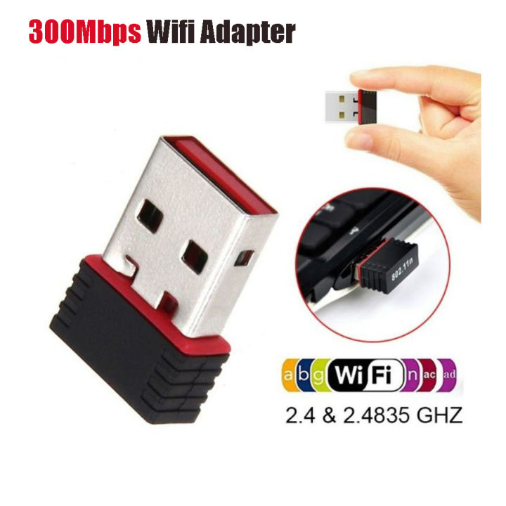 Mini USB Wifi Adapter 300Mbps USB Wireless Wifi Dongle Network Card External Wi-Fi For Desktop Laptop