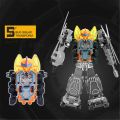 Transformable Insects Toys - Toddler Car | Action Figures | 5 In 1 Insect Team Building Construction Robot, Learning Educational Kit Transform Into a Big Robot For Birthday Christmas. 