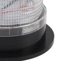 Solar Beacon Light Caution Light 8 LED Dusk to Dawn Sensor 1200mAh Battery Safety Strobe Light for Construction Traffic Red Blue. 