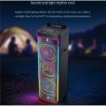 BTS-2270 Bluetooth Party Speaker – High-Power Portable Outdoor Speaker with RGB Lights & Dual Wireless Mics |ARM. 