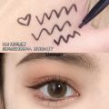 Linman xixi color slim gel eyeliner pen sweat resistant no smudOriginalge white brown pseudo plain makeup beginner eyeliner D515. 