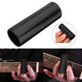 High Tube Quality Musical Chromed Metal Slide Slider Fingertip Guitar Steel Black Accessory Instrument Professional Useful(70Mm). 