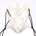 【HUT】 Halloween Masks Japanese Writer Cos Animal Horror Anime Props Mask Dragon God Tiger Dress Up Mask Holiday Decoration. 