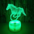 3d Illusion Lamp Led Children's Night Light Horse Table Lamp for Bedroom Holiday Christ Lights Decoration Gifts for Kids. 