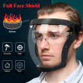 Protective glasses, face splash and oil proof masks, full face cover, transparent safety eyes, anti-fog head cover, work. 