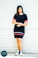 2 Bottom Stripe Frock. 